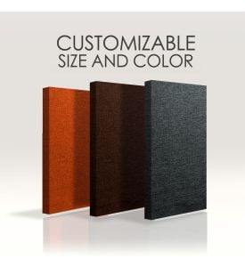Acoustic Panel for Sound Absorption | customizable sizes from 12"x12" to 96"x48" and over 40 fabric colors.