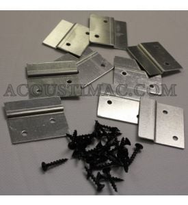 Z-Clip Acoustic Panel Installation Kit (4 Z-Clips total per kit)