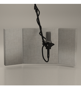 Acoustimac GO-Booth Desktop Vocal Booth System 4'x2'x2"