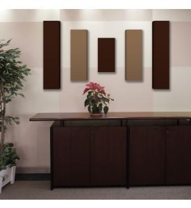 Acoustic Panels - 5 pc noise absorption sound panels. Style: DMD-SHORTWAVE - Covers 16 Sq. Feet.