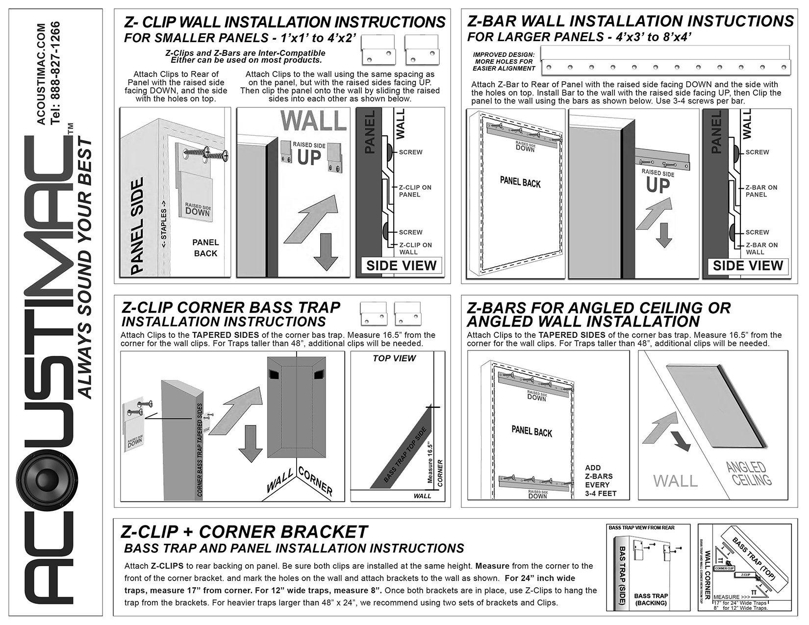 Z-Clip Panel installation