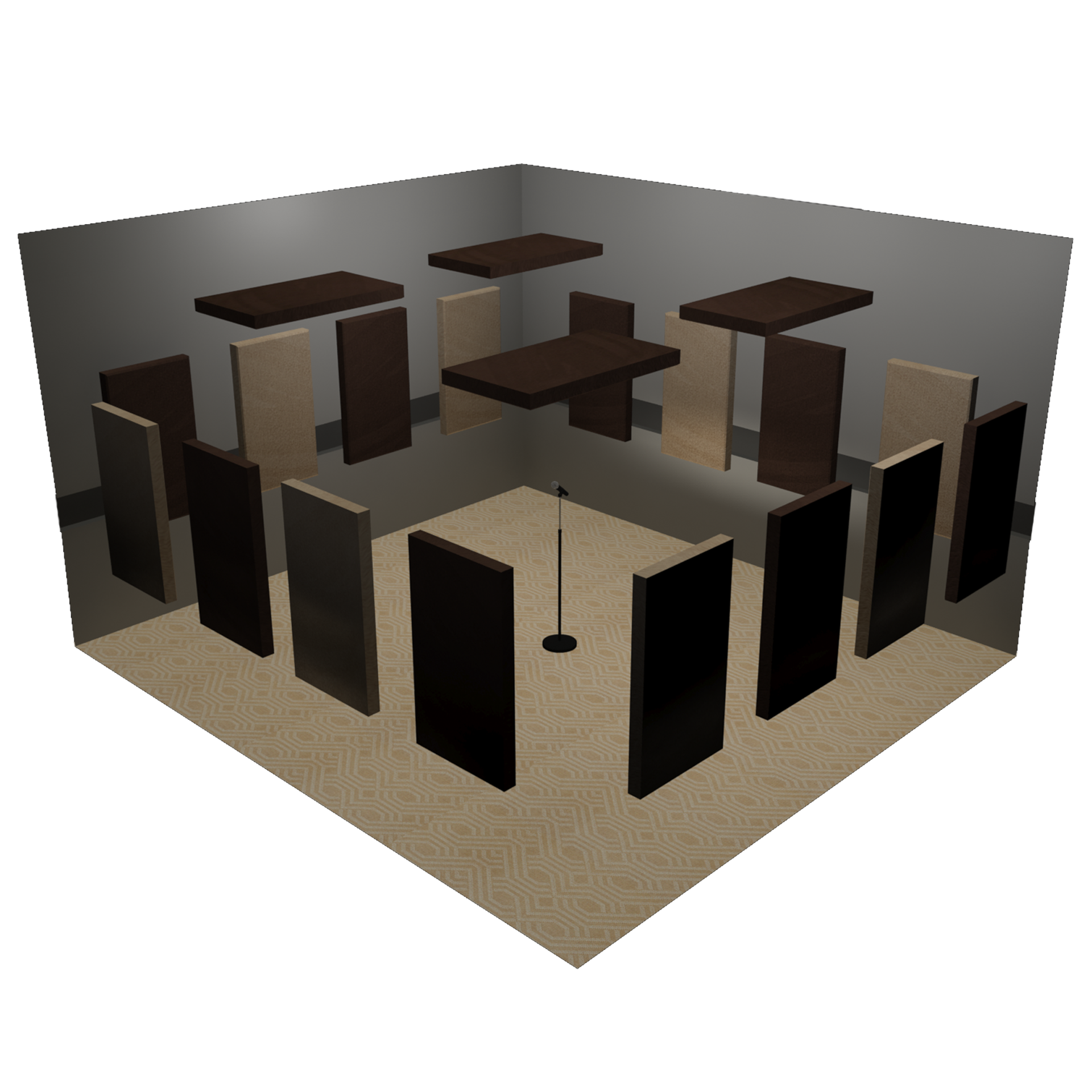 洋楽 JV/FROM THE BLOCK TO THE SOUNDBOOTH Shop Studio Vocal Booth Room Package - 20 x 4'x2'x2
