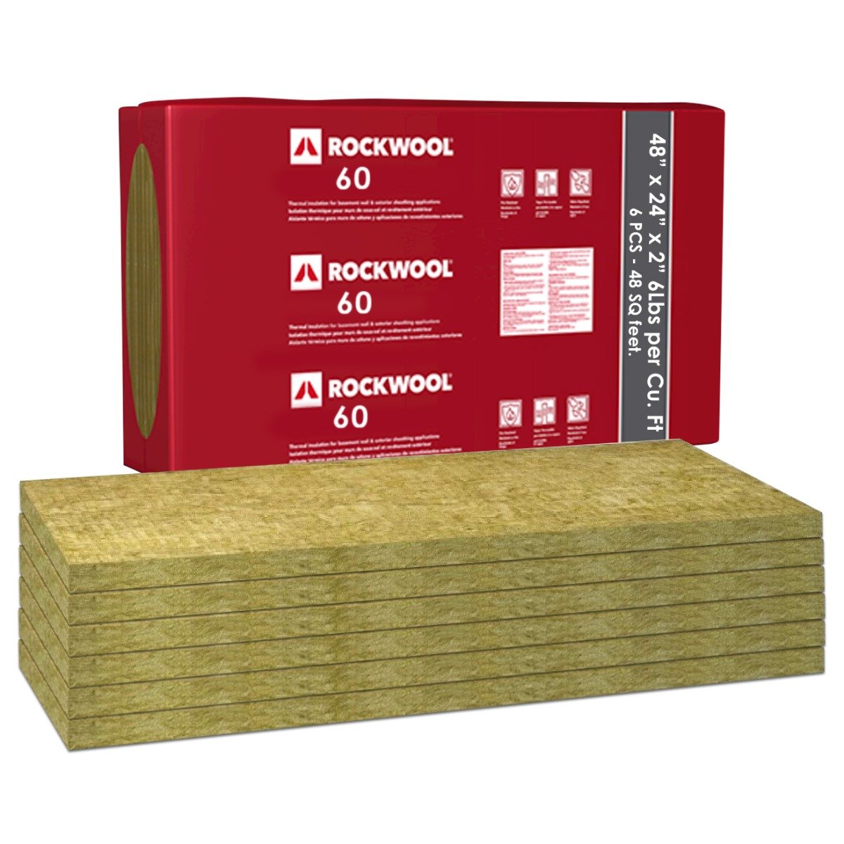 MINERAL WOOL ROCKBOARD 60 or inulation - Acoustimac